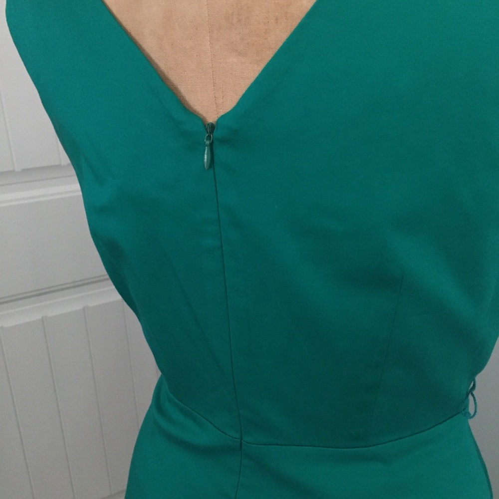 Gorgeous Teal Dress by Calvin Klein. Sz 10. - Picture 4 of 8